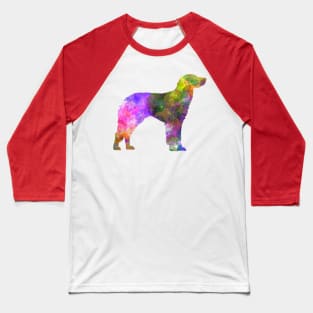 German Longhaired Pointer in watercolor Baseball T-Shirt